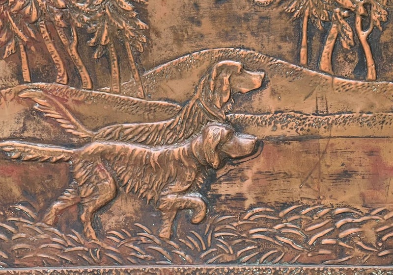 Pressed Copper Fire Screen Carousel 1