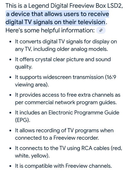 Digital TV receiver $1 reserve Carousel 11