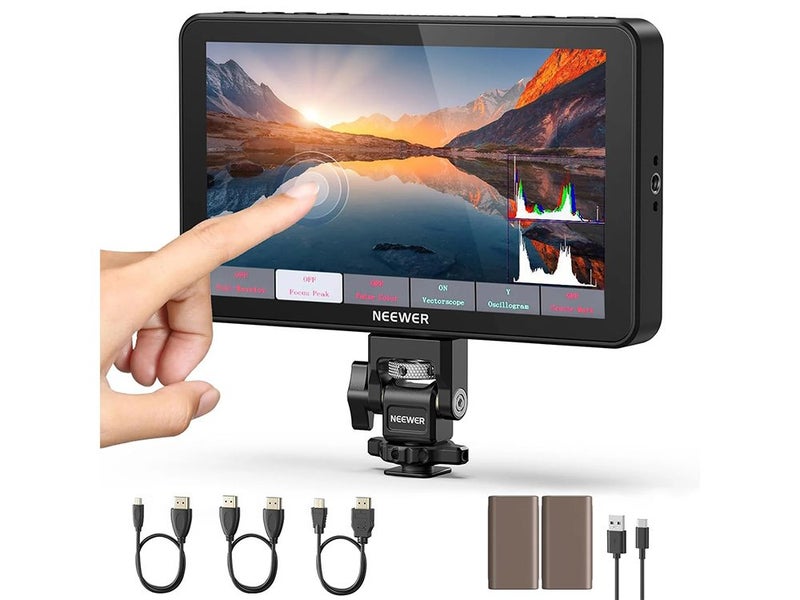 2000nit Camera Monitor - Dual NP-F Battery HDMI Out Carousel 1