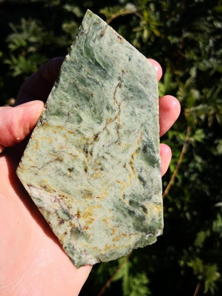 Pounamu Greenstone Marsden Flower jade carving slab Carousel 2