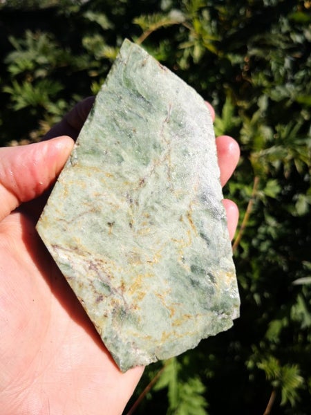 Pounamu Greenstone Marsden Flower jade carving slab Carousel 1