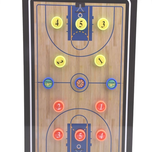 Magnetic Basketball Coaches Strategy & Tactic Board, Double-sided and Magnetic C Carousel 5