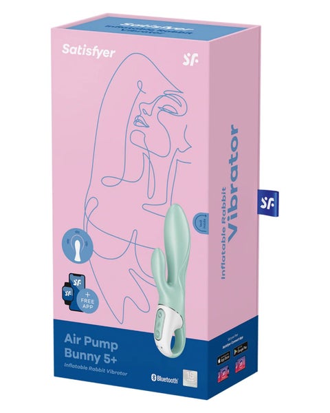 Vibrator Satisfyer Air Pump Bunny 5+ Green RRP $249 Carousel 1