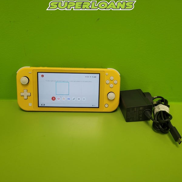 **YELLOW**32GB NINTENDO SWITCH LITE (HDH-001) WITH CHARGER Carousel 1