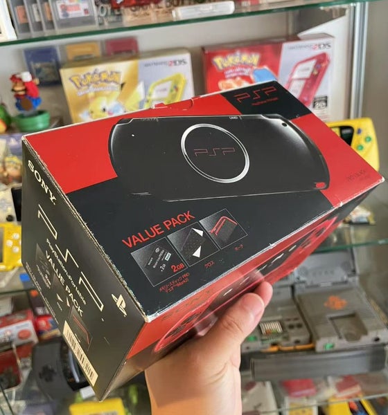 Boxed Special Edition PSP3000 Black Red PSP in 6.60 PRO-C 32G Full Kits MINT Carousel 13