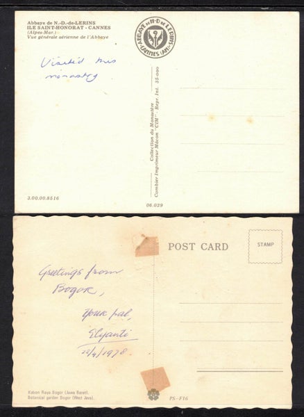 (2) 2 Postcards Carousel 2