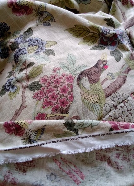 RICHLOOM LINEN/RAYON FABRIC PIECE Carousel 2