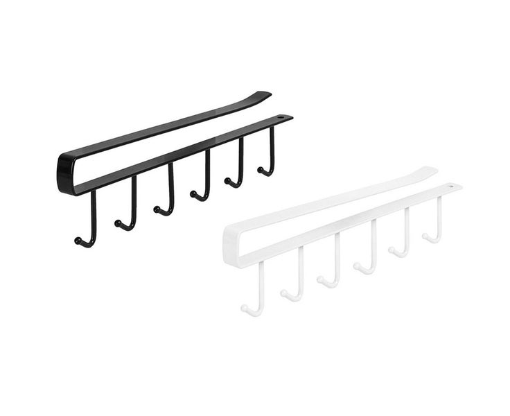 2pcs Cup Holder Under Cabinet for Kitchen Mug Hanger Utensil Hook Set Carousel 1