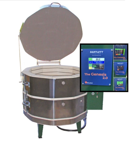 OLYMPIC 133L Top Loading Kiln, Touchscreen Controller (without lid lift assist) Carousel 1