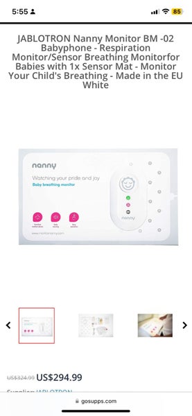 Nanny Baby Breathing Monitor Carousel 1