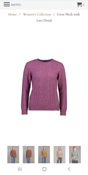 McDonald New Zealand possum merino silk jumper Carousel 6