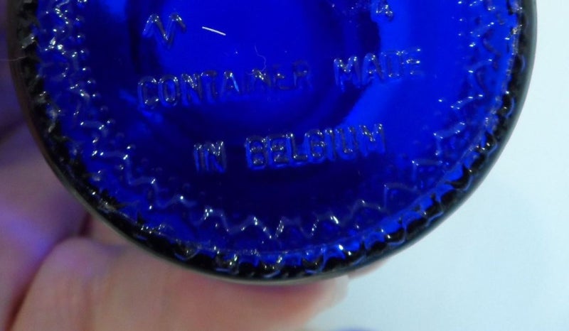 COLLECTABLE - COBALT BLUE - APOTHECARY BOTTLES - BELGIUM Carousel 2