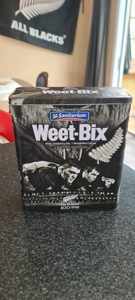 Vintage Weetbix tin All Blacks Carousel 1