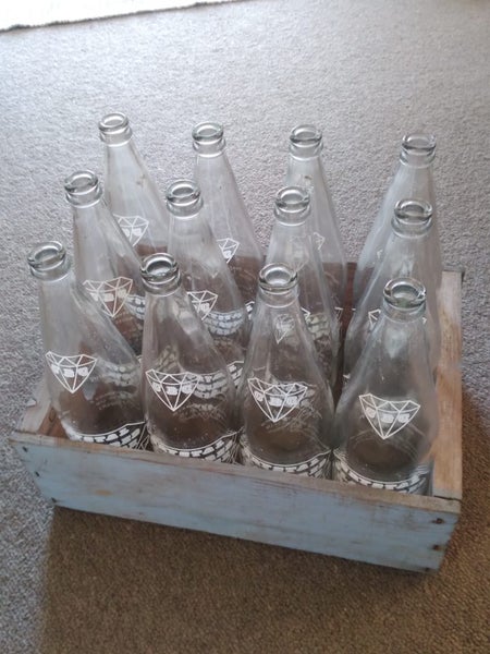 Vintage soft drink bottles with crates. Carousel 2