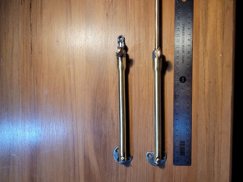 Brass window stays Carousel 2