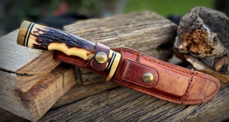 VERY TIDY USA SCHRADE “UNCLE HENRY” FIXED BLADE. THE 153 GOLDEN SPIKE. Carousel 2