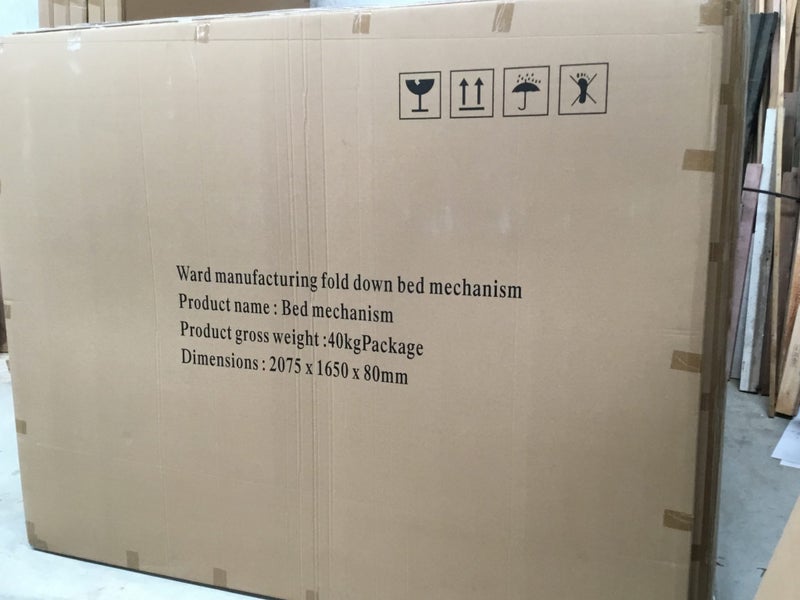 Queen size fold away wall bed (mechanism & full base frame only) . (Murphy bed) Carousel 2