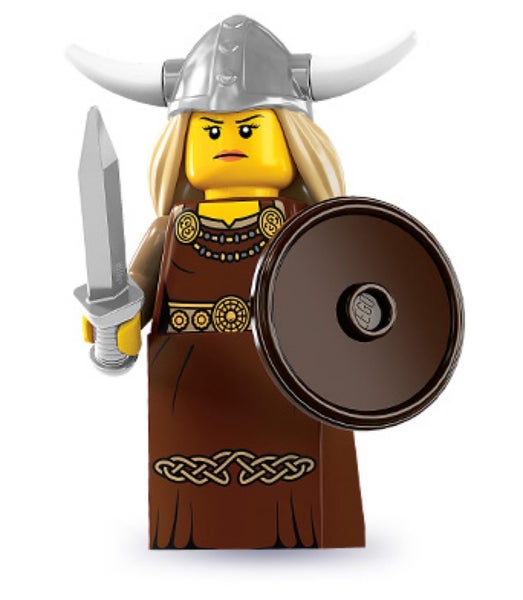LEGO 8831 LEGO Minifigures - Series 7 Viking Woman Carousel 1