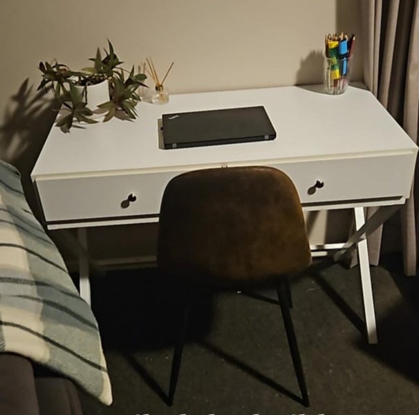 Liberty Hampton 2 Drawer Desk - White Carousel 1