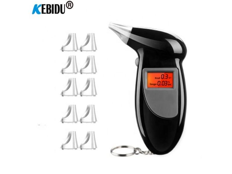 Kebidu Backlight Digital Alcohol Tester Breath Tester Breathalyzer Analyzer LCD