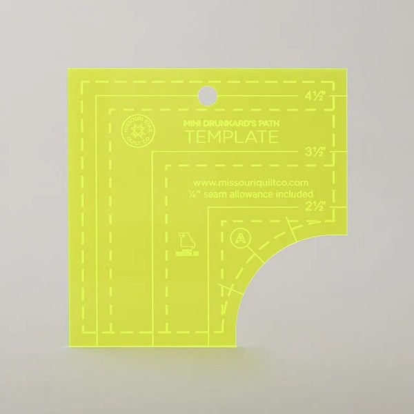 Missouri Star Drunkard's Path Circle Template Set - Mini Carousel 2