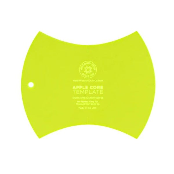 Missouri Star Large Apple Core (9 3/4") Template for 10" Squares Carousel 1
