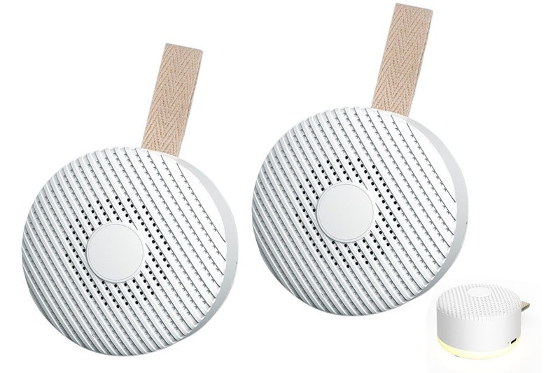 2Pcs White Noise Machine with 12 Soothing Sound for Home Travel Registry Gift Carousel 1