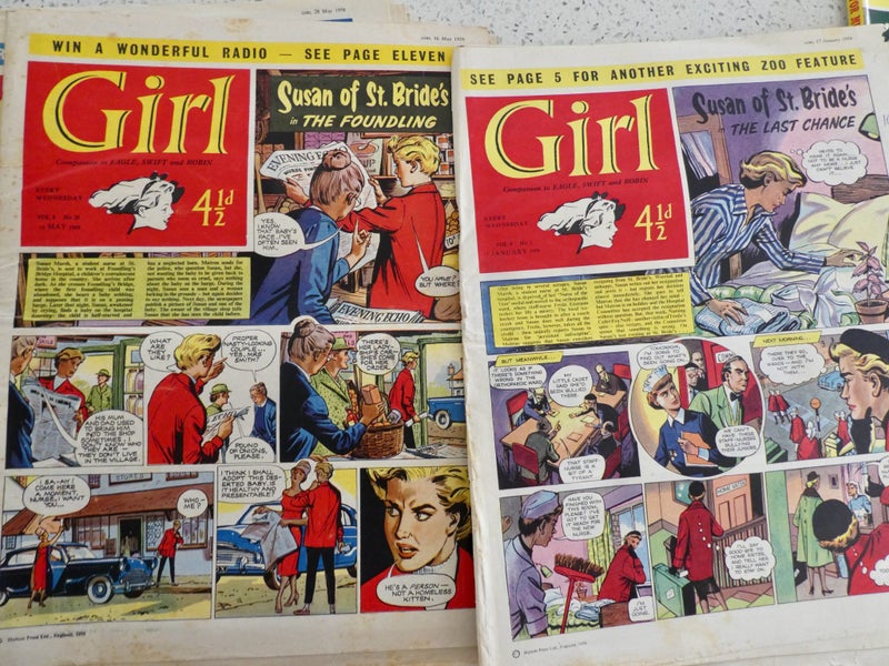 9x Girl Comic 1959 (Eagle Companion) - bulk lot Carousel 2