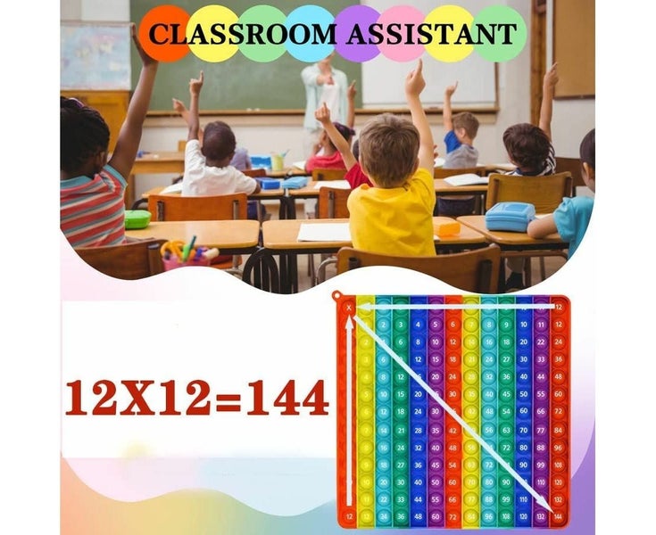 12x12 Table Learning Games Math Toys for Boys Girls Carousel 2