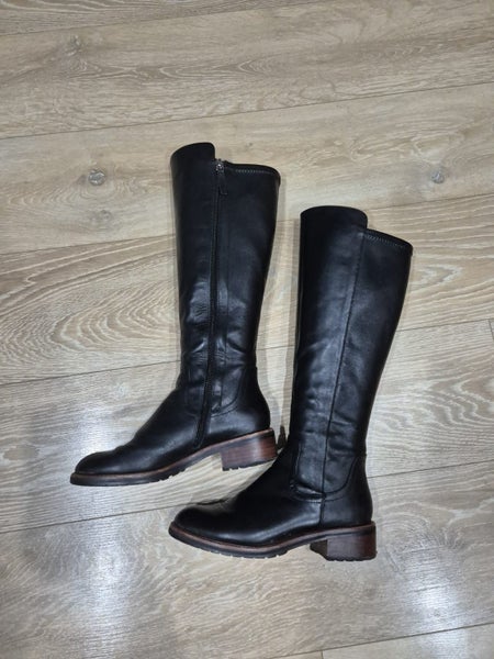 Mi Piaci black Leather boots Carousel 6