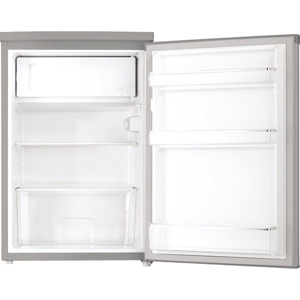 Westinghouse 120L bar fridge, silver with reversible door, full width ice box & Carousel 2