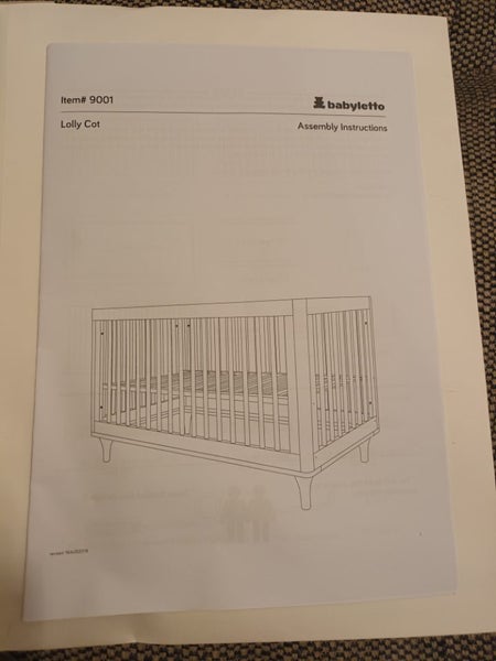 Babyletto Lolly cot and mattress Carousel 9
