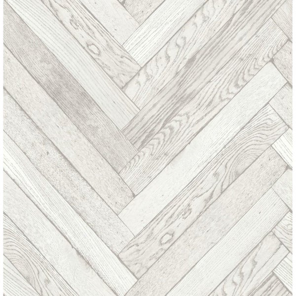 Wallpaper - Parquet Wood White Carousel 1