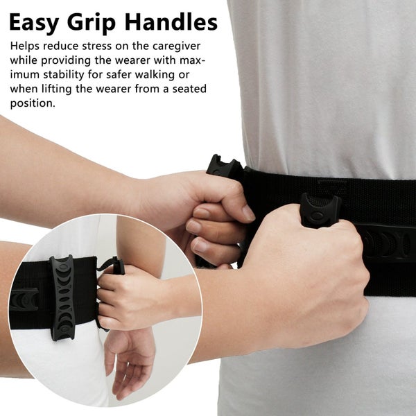 Enduring Gait Belt for Elderly Transfer Lift Belts with Handles Gait Belt nuNHh Carousel 2