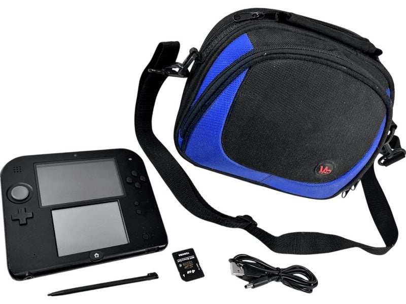 NINTENDO 2DS Console + Charger + Large Zip Travel Bag Carousel 1