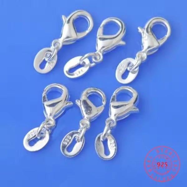 .925 Sterling Silver Lobster Clasp Jump Ring Components- (20) Carousel 1