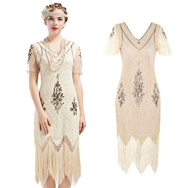 Flapper Dress Gatsby Ball Evening Dress Womens Clothing Size 22 Carousel 11