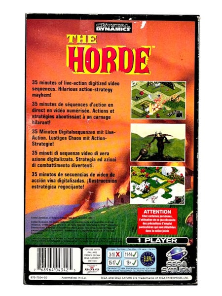 The Horde (Sega Saturn) *COMPLETE* Carousel 2
