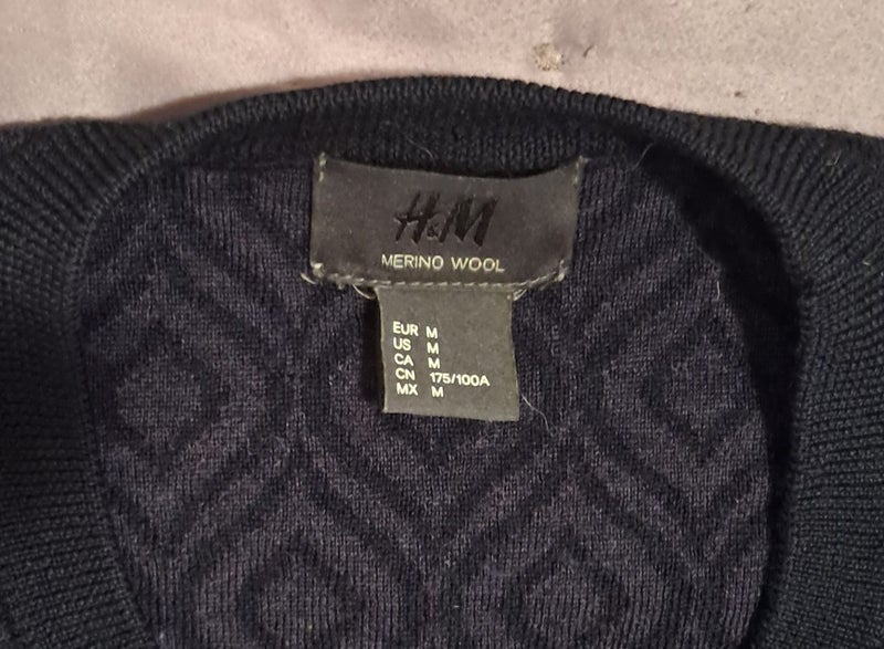 H & M Merino Wool Jersey M Carousel 1