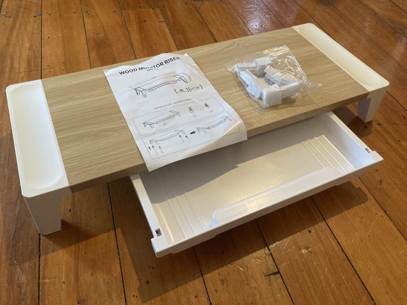 Wood Monitor Riser Carousel 1