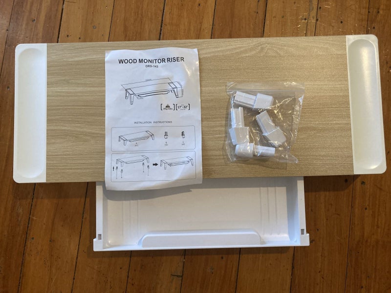 Wood Monitor Riser Carousel 2