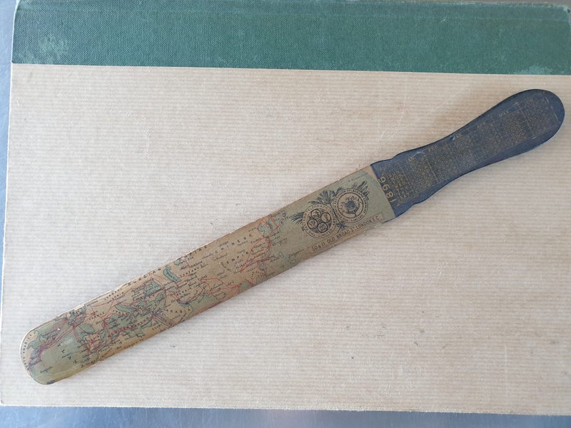 1896. Eastern Telegraph Co. Museum Piece. Paper Knife, Page Turner Splitter. Carousel 17
