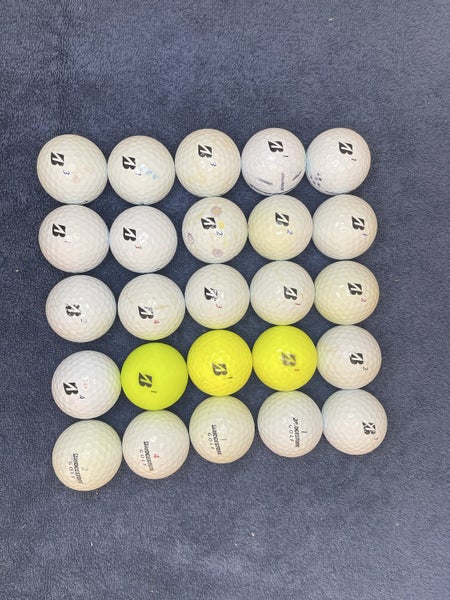 25 B Grade Bridgestone Golf Balls Carousel 1