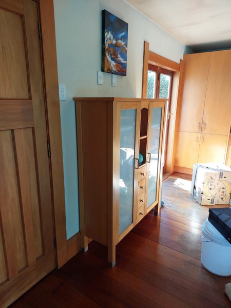 Solid Beech Kitchen Cabinet Carousel 1