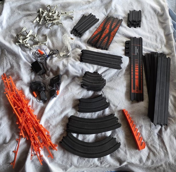 Aurora AFX Vintage Slot Car Track and Accessories Lot Carousel 1