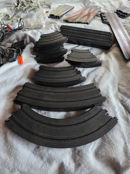 Aurora AFX Vintage Slot Car Track and Accessories Lot Carousel 12