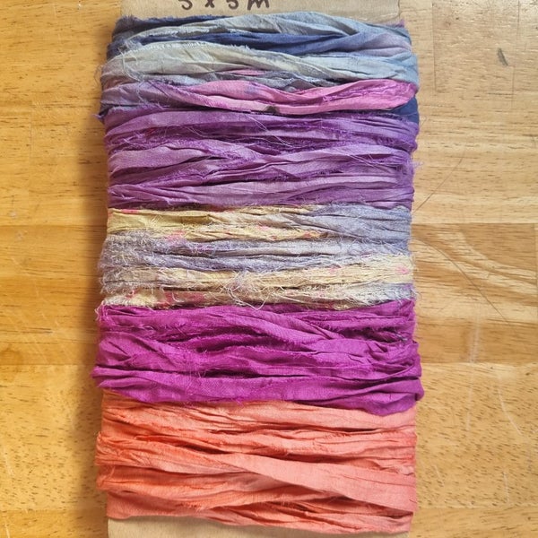 Sari Silk Ribbon. 5 x 5 metres Carousel 1