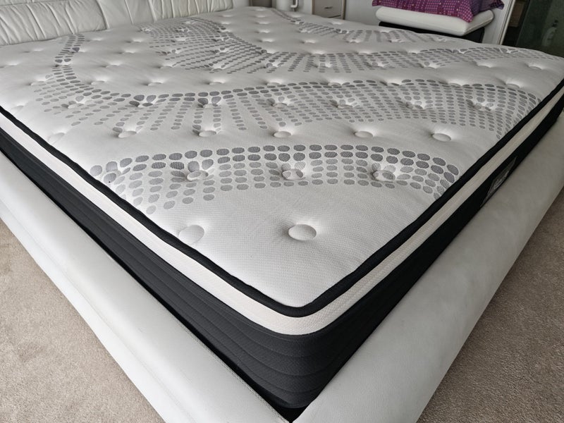 Super king size Premier Back Support Medium Firm Pocket Spring Mattress Carousel 2