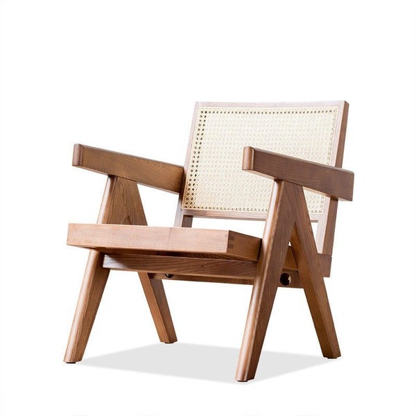 Madrid Rattan Lounge & Armchair - Walnut Stain Carousel 1