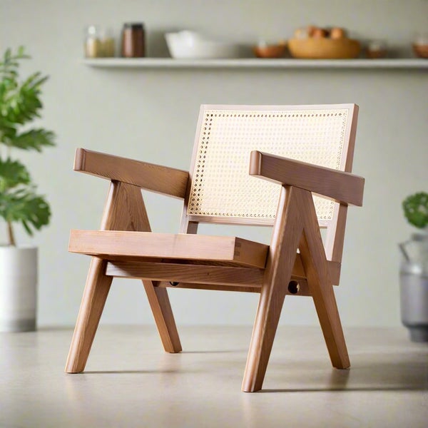 Madrid Rattan Lounge & Armchair - Walnut Stain Carousel 2